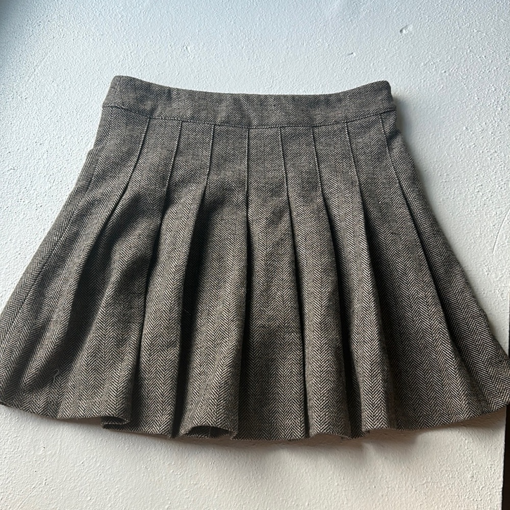 Brown grey skirt size small